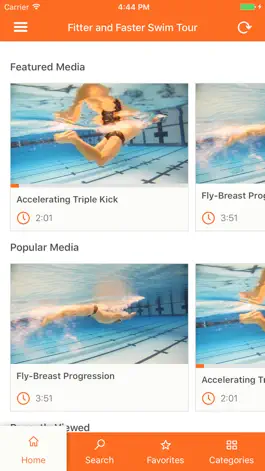 Game screenshot Swim Videos by Fitter & Faster apk