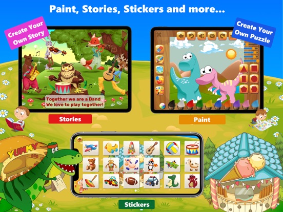 Dinosaurus spellen voor peuter iPad app afbeelding 9