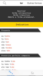 conjugação verbos portugueses iphone resimleri 3
