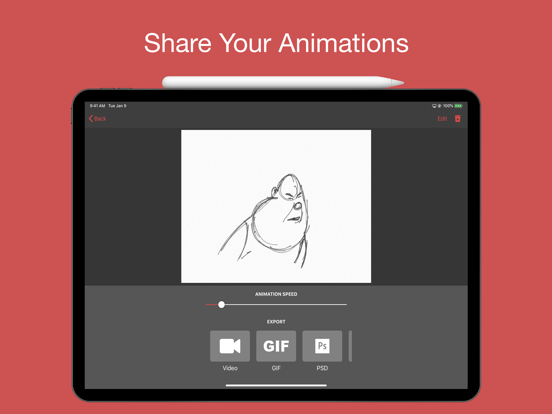 Animatic iPad app afbeelding 6