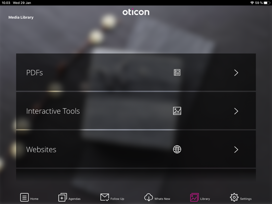 MyPortal App iPad screenshot