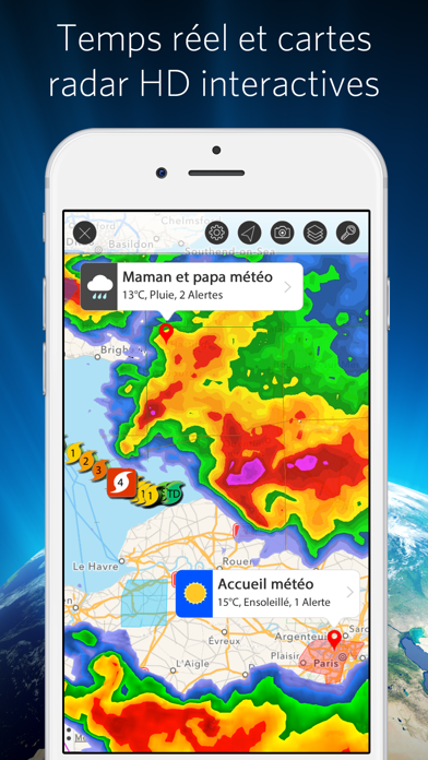 Screenshot #2 pour Partenaire Météo Pro:Prévision