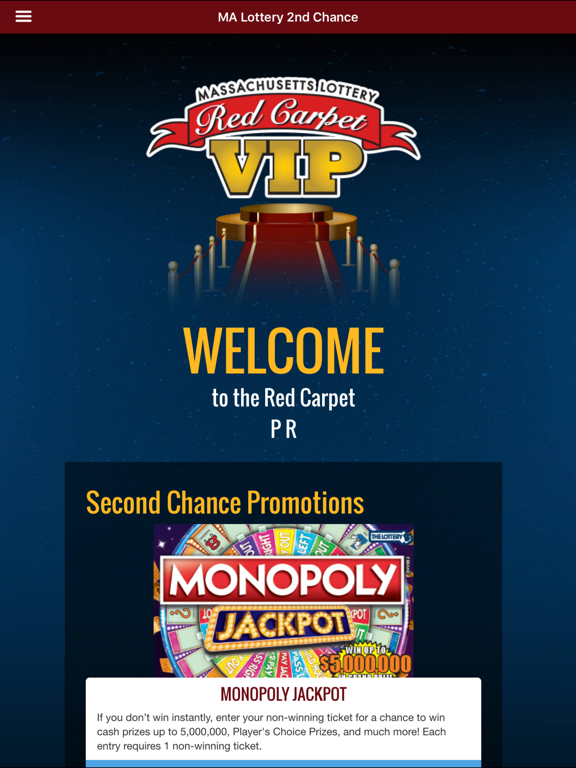 Ma Lottery 2nd Chance App Drops