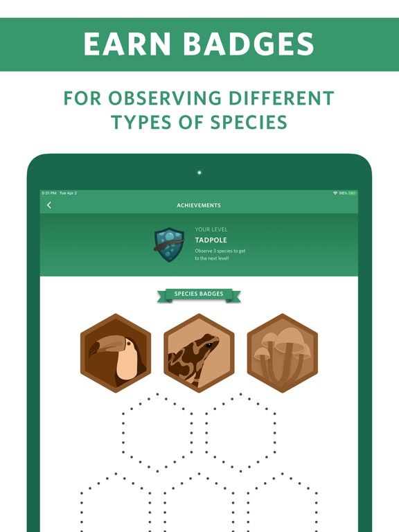 Seek by iNaturalist iPad screenshot 4 - Education app