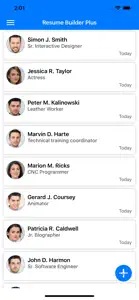 Resume Builder Plus screenshot #2 for iPhone