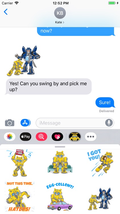 Official Bumblebee Stickers