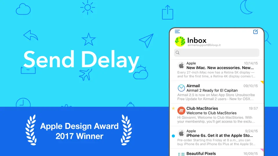 Capture d'écran de Airmail For Gmail Outlook Mail sur iPhone 2