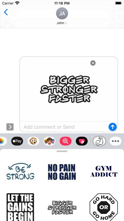 Workout Stickers