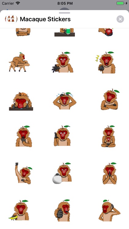Macaque Stickers