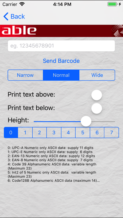 App screenshot