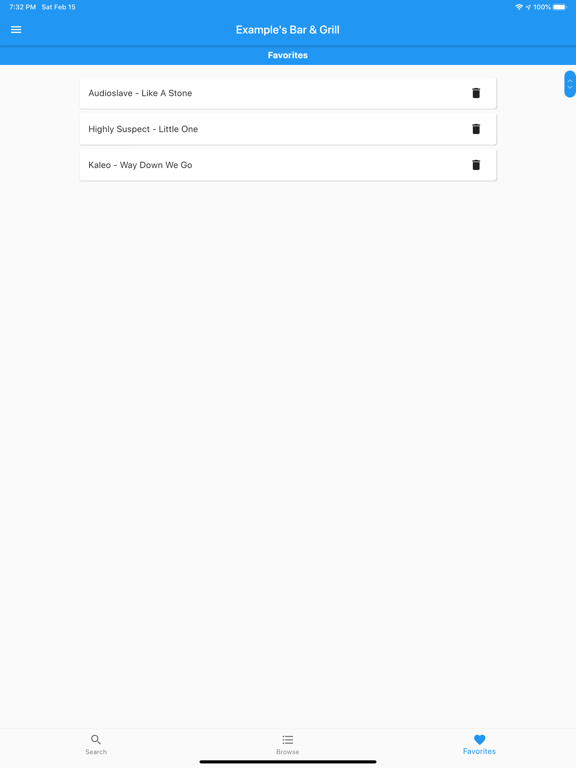 OpenKJ Songbook iPad screenshot 4 - Entertainment app