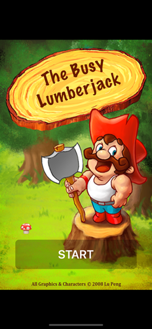 Captura de pantalla de Busy Lumberjack