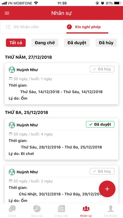 IRM Nhân sự screenshot-3