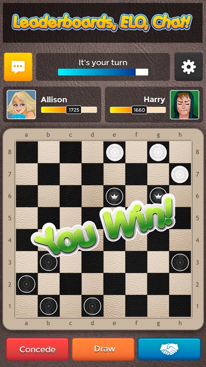 Checkers Plus Board Game By Spaghetti Interactive