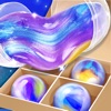 Fluffy Galaxy Slime Ball