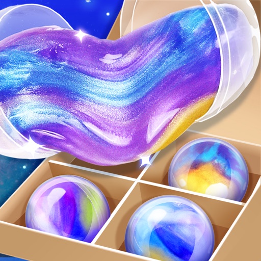 Fluffy Galaxy Slime Ball iOS App