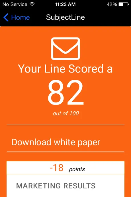 Subject Line