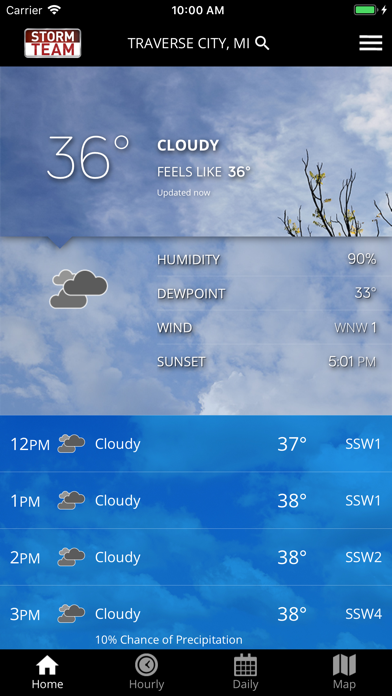 UpNorthLive Storm Team Weather Screenshot