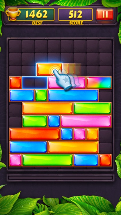 Jewel Blast Block Drop Puzzle
