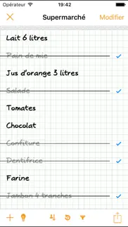 liste de courses courzeo lite iPhone Captures Décran 2