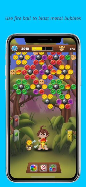 ‎Safari Rescue: Екранна снимка на Bubble Shooter