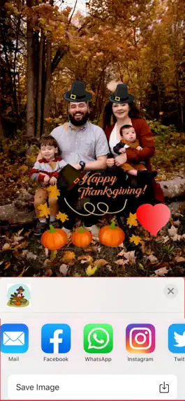 Game screenshot Thanksgiving Card mod apk