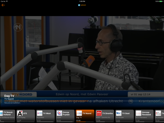 Solcon-TV iPad app afbeelding 2