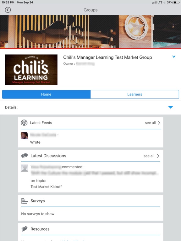 Chili’s LINC screenshot 2