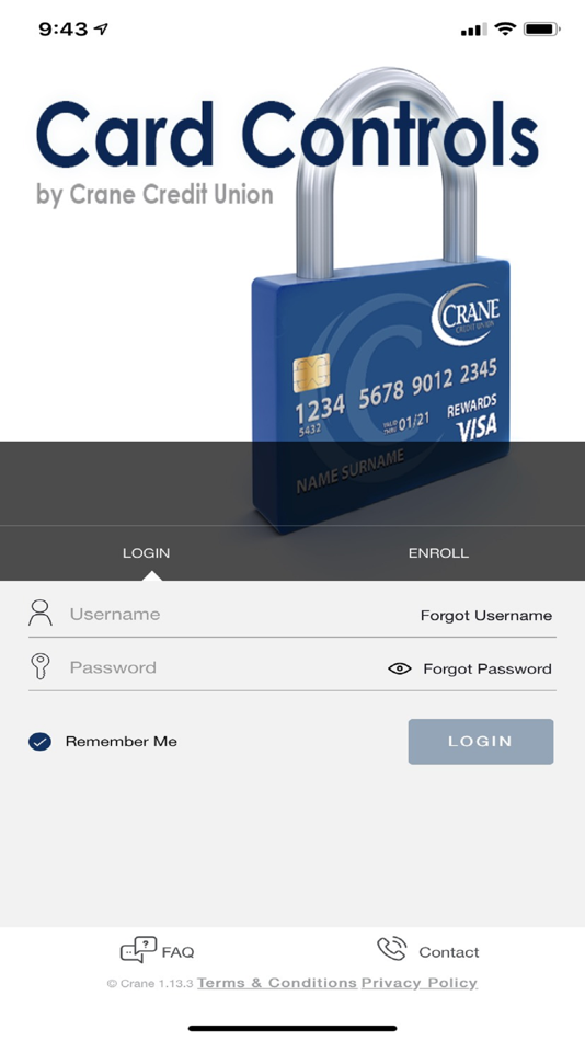 #1. Crane Card Controls (iOS) 由: Crane Credit Union