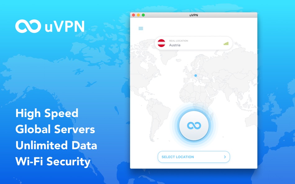 #1. uVPN - VPN without limits (macOS) 由: Brocode Limited
