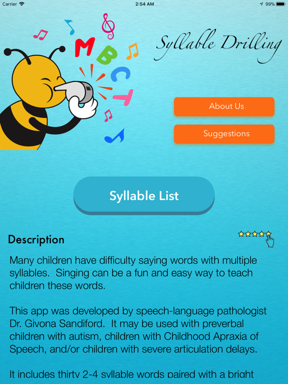 Screenshot #4 pour M.B.C.T. Syllable Drilling