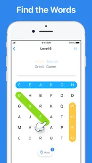 word search - crossword game iphone screenshot 1