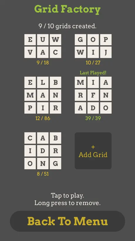 Spell Grid : Word Jumble