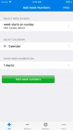 Week Numbers - Calendar Weeks iPhone image 2
