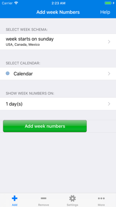 Week Numbers - Calendar Weeks screenshot 2