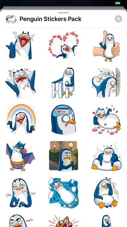 Penguin Stickers Pack