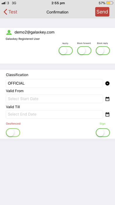 How to cancel & delete Galaxkey from iphone & ipad 2
