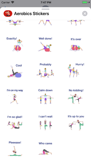 Aerobics Stickers(圖5)-速報App