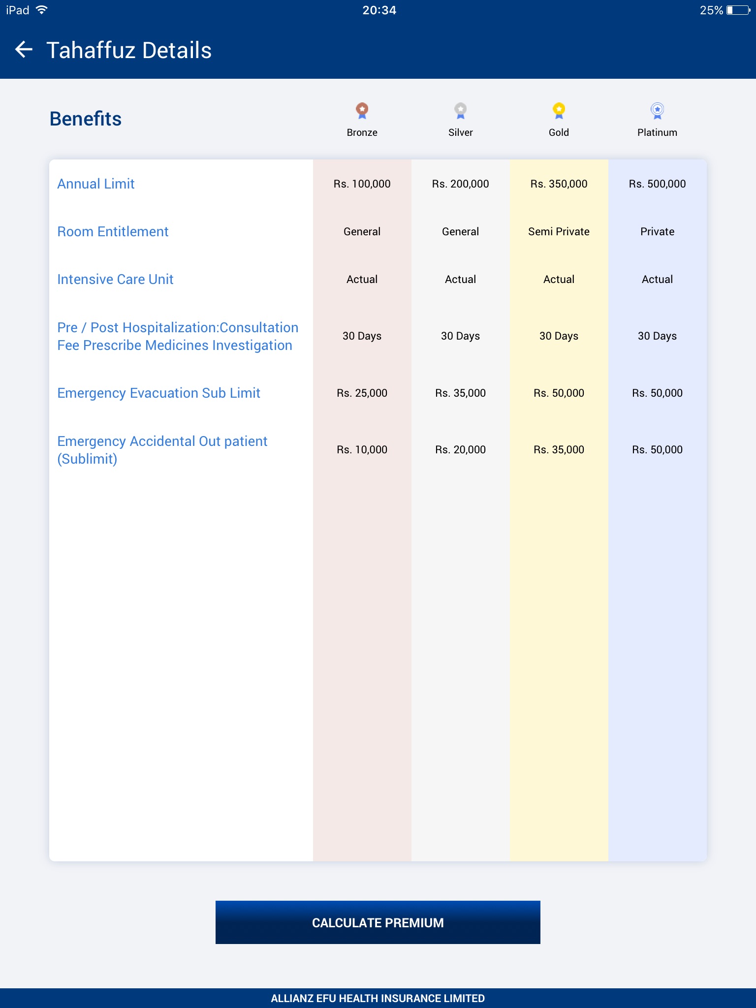 Allianz EFU MyHealth screenshot 4