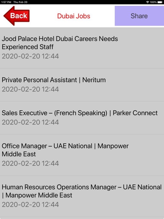 Screenshot #6 pour Jobs Dubai