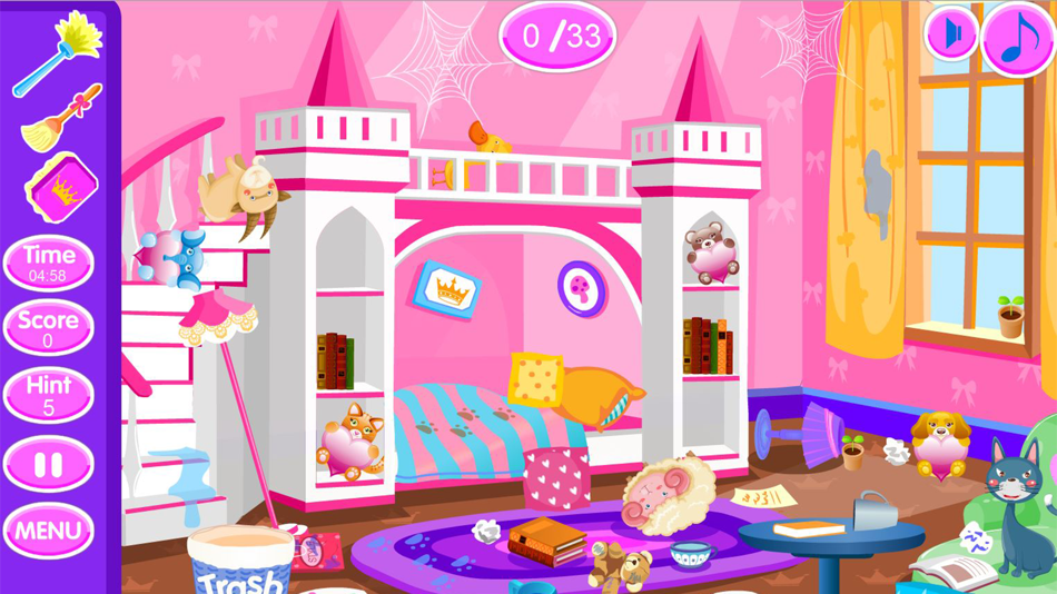 Princess room cleanup games - 3.0.0 - (iOS)