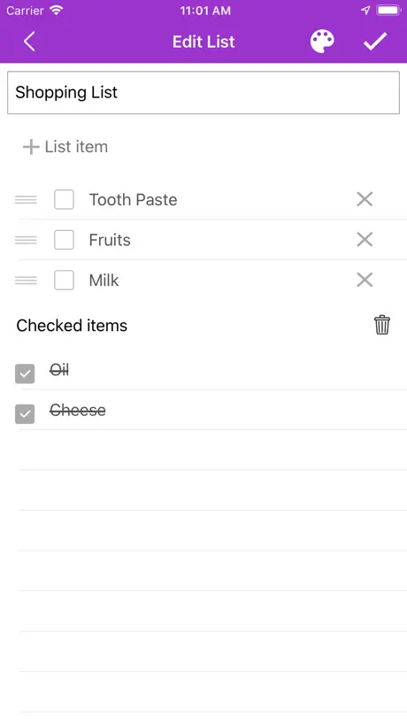 To Do List and Notes
