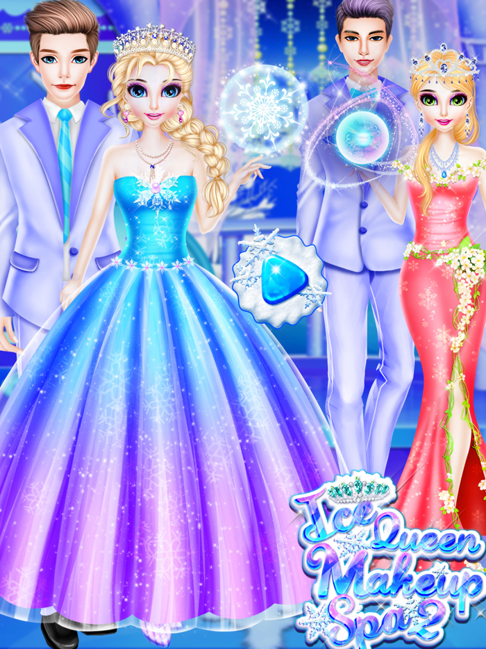 Ice Queen Makeup Spa-Girl Game