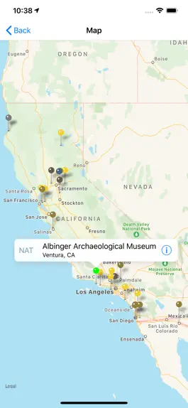 Game screenshot U.S. Museum Locator apk