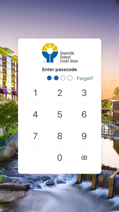Greenville FCU Banking Screenshot