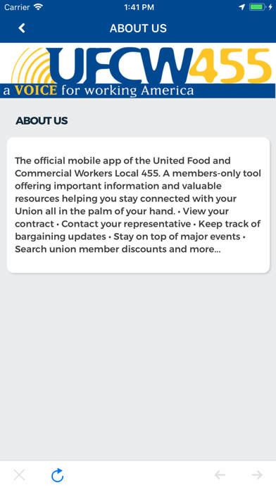 UFCW 455 Screenshot