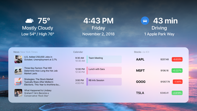 ‎DayView - Personal Dashboard Screenshot