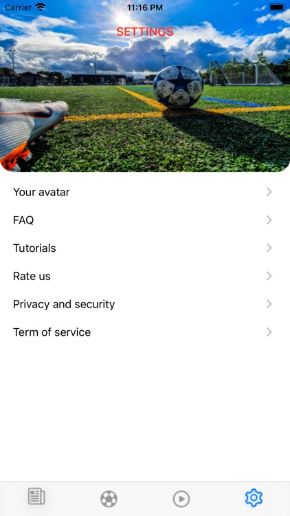 RedFoot - Live Football Widget