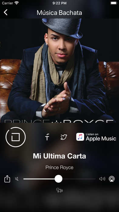 Bachata Music iPhone screenshot 5 - Music app