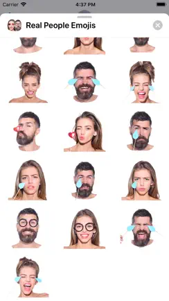 Real People Emojis iPhone image 4